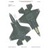1/72 F-35A Lightning II Mask and Decals for Tamiya #60792 Kit