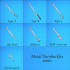 1/48 Metal Turnbuckles Anchor Points/Eyelets (60pcs)