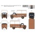 1/35 British Bedford OYD 3t 4x2 GS Truck (Metal Cargo Body)