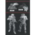 1/20 LRRU-R (Long Range Recon Unit Robot) Full Stand Resin Figure