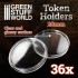 Token Holders (each up to 3mm thick and 20mm in diameter, 36pcs)
