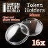 Token Holders (each up to 3mm thick and 26mm in diameter, 16pcs)