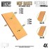 MDF Bases with Magnet Holes - Rectangle 100mm x 60mm (4 Sheets)