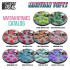 Self-Adhesive Martian Fluor Tufts - Neon Stitch Blue for Diorama Scenery