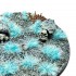 Self-Adhesive Martian Fluor Tufts - Neon Yeti Blue for Diorama Scenery