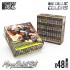 Metallics Mega Acrylic Paint Set for Miniature Painting (48x17ml)