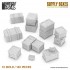 1/48-1/35 Silicone Moulds - Supply Boxes for Dioramas