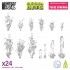 1/48-1/35 Resin Toxic Streams for Dioramas (24pcs)
