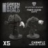 Puppetswar Gloves - Left Hands for 28/32mm Wargame Miniatures