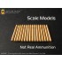 1/35 WWII German 3.7cm Flak Pzgr.Patr.18 AP Full Round Ammo set (Brass, 16pcs)