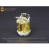 1/35 WWII British Shipborne Mark V Twin 0.5in(12.7mm) Vickers MG Powered Turret Detail Set