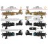 1/32 Italian CR-42 Night Fighters Decals for ICM Kit