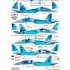 Decal for 1/48 Su-27 UB Ukrainian & Kazah Painting Schemes