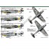 Decals for 1/72 Messerschmitt Bf 109 G-6 HAF W02/066, red 2, Luftwaffe white 17)