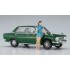 1/24 Japanese Saloon Car Datsun Bluebird 1600 Sss w/60s Girl's Figure