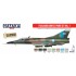 Acrylic Paint Set for Airbrush - Falklands Conflict Set Vol.1: Argentinean AF Planes (17ml x 8)