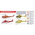 Acrylic Paint Set for Airbrush - Air Ambulance (HEMS) Vol.1: Modern European Air Ambulance Helicopters
