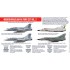 Acrylic Paint Set for Airbrush - Modern Brazilian AF Vol.2: Brazilian Mirage Fleet from 1972 till 2013