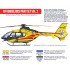 Acrylic Paint Set for Airbrush - Air Ambulance Vol.2: Polish LPR Air Ambulance Helicopters (17ml x 4)