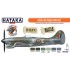 Lacquer Paint Set - WWII Royal Air Force Camouflage (17ml x 6)