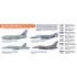Lacquer Paint Set - USAF, USN and USMC Aircraft since late 1970s (Modern Greys) (17ml x 8)