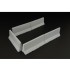 1/48 Modern Concrete Road Barriers
