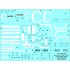 1/32 Sopwith F.1 Camel BR.1 Stencils for Wingnut Wings kits (water-slide decals)