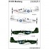 1/32 P-51 D/K Mustang Stencils & Markings Decals for Tamiya/Revell kits