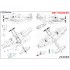1/32 P-51 D/K Mustang Stencils & Stars Decals for Tamiya/Revell kits