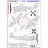 1/32 P-47D Thunderbolt Stencils & Placard Decals for Hasegawa kits