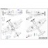 1/32 P-51 D/K Stencils & Markings Decals for Tamiya/Revell kits PLUS