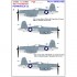 Decals for 1/32 Vought F4U-1 Corsair "Birdcage" Markings (Wet Transfer)