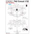 Decals for 1/32 Vought F4U-1 Corsairs Aces over Solomon Islands Stencils