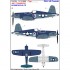 Decals for 1/32 Vought F4U-1A Corsair VF-17 