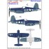 Decals for 1/32 Vought F4U-1A Corsair VF-17 "Jolly Rogers" Part. 3 (wet transfer)