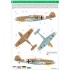 1/48 Messerschmitt Bf-109 Stencils & Markings (water-slide decals)