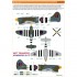 1/48 Hawker Tempest Mk.V Series 1 Markings & Stencils Decals for Eduard kits