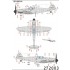 1/72 Messerschmitt Bf 109F/G Stencils for AZ Model kit (Wet Transfers)