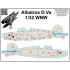 1/32 Albatros D.V / D.Va Yellow Decals for Wingnut Wings kits