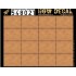 1/48 Natural Tone Light Wood Base White Decals (16pcs, A5 Sheet)   