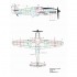 1/72 Kawasaki Ki-61-Id Hien (Tony) Riveting Set for Tamiya kits