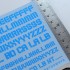 EXP Decal Alphabet 01 Sky Blue 