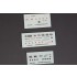 1/24 Nissan GTR R33 Metal Logo Stickers