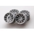 1/24 19inch ADV.1 10M.V2 Wheels (4 Resin Wheels + Metal Air Valves)