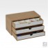 Drawers Module - 3 Drawers (Dimensions: 30cm x 15cm x 15 cm)