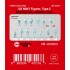1/350 US Navy Figures Type 2 Mooring Rope & Around the Bridge (25pcs)