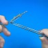 Slide Lock Tweezers (2pcs: curved tip and straight tip)