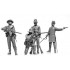 1/35 US Civil War Confederate Infantry (4 figures)