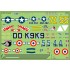 1/48 Airfield of US Bomber Group: B-26G Marauder, 4 USAAC Servicemen Figures, Plates