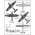 Decals for 1/48 Dewoitine D.520 Fighter Aircraft